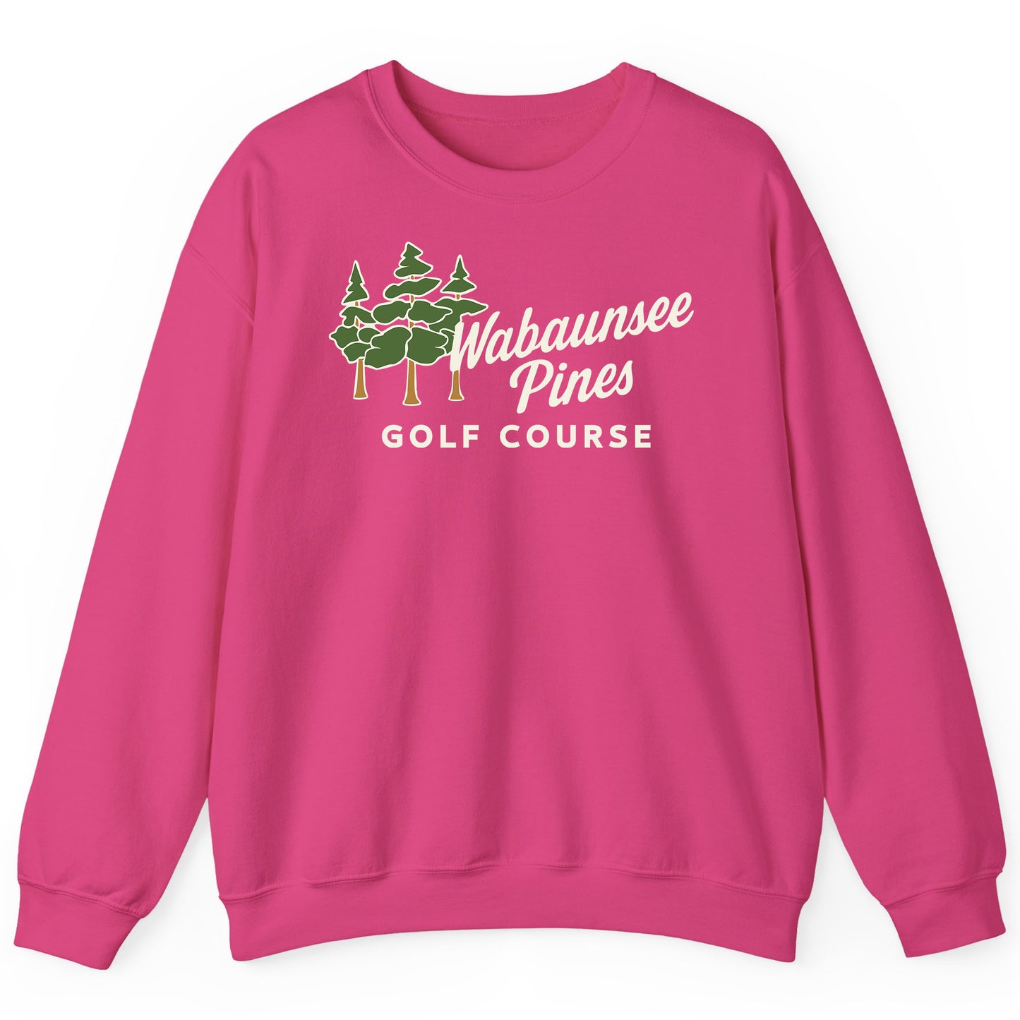 Wabaunsee Pines Golf Course Crewneck – Gildan 18000