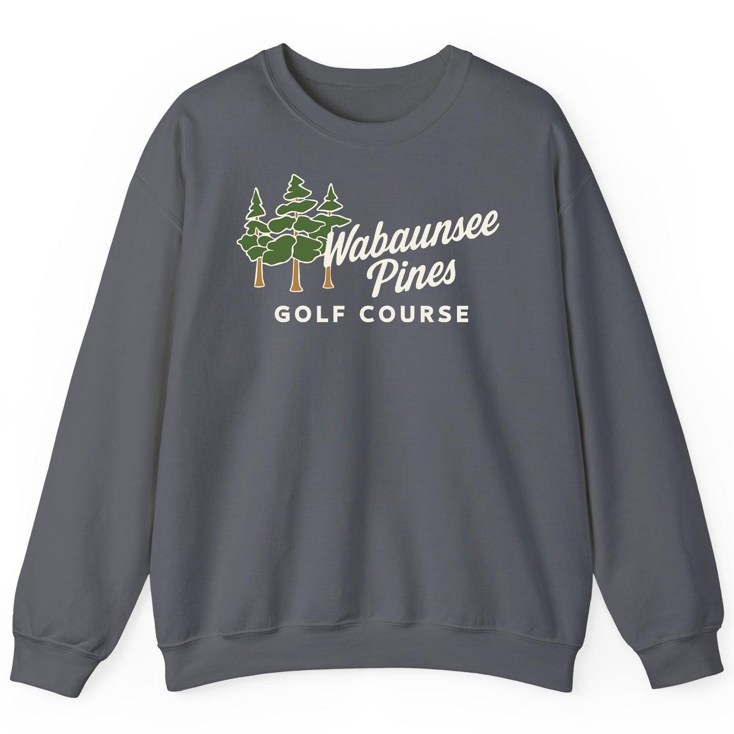 Wabaunsee Pines Golf Course Crewneck – Gildan 18000