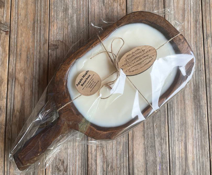 Homestead Hearth Candle Collection – Rustic Dough Bowl & Mold Candles