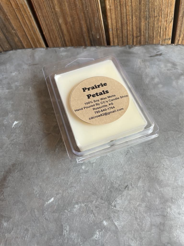 Prairie Glow Glass Jar Candles & Wax Melts – 100% Soy with Wooden Wick
