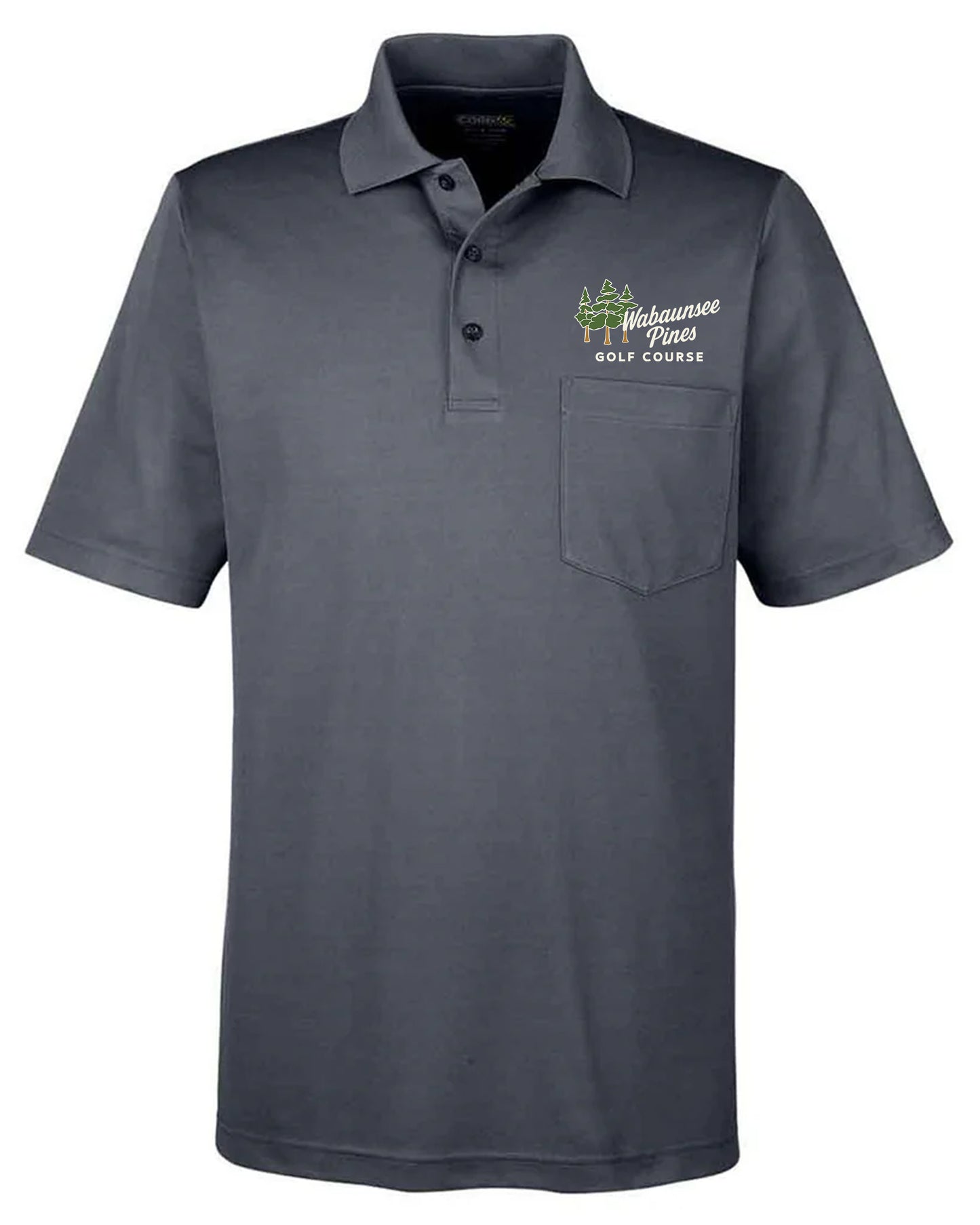 Wabaunsee Pines Golf Course Pocket Polo – Core365