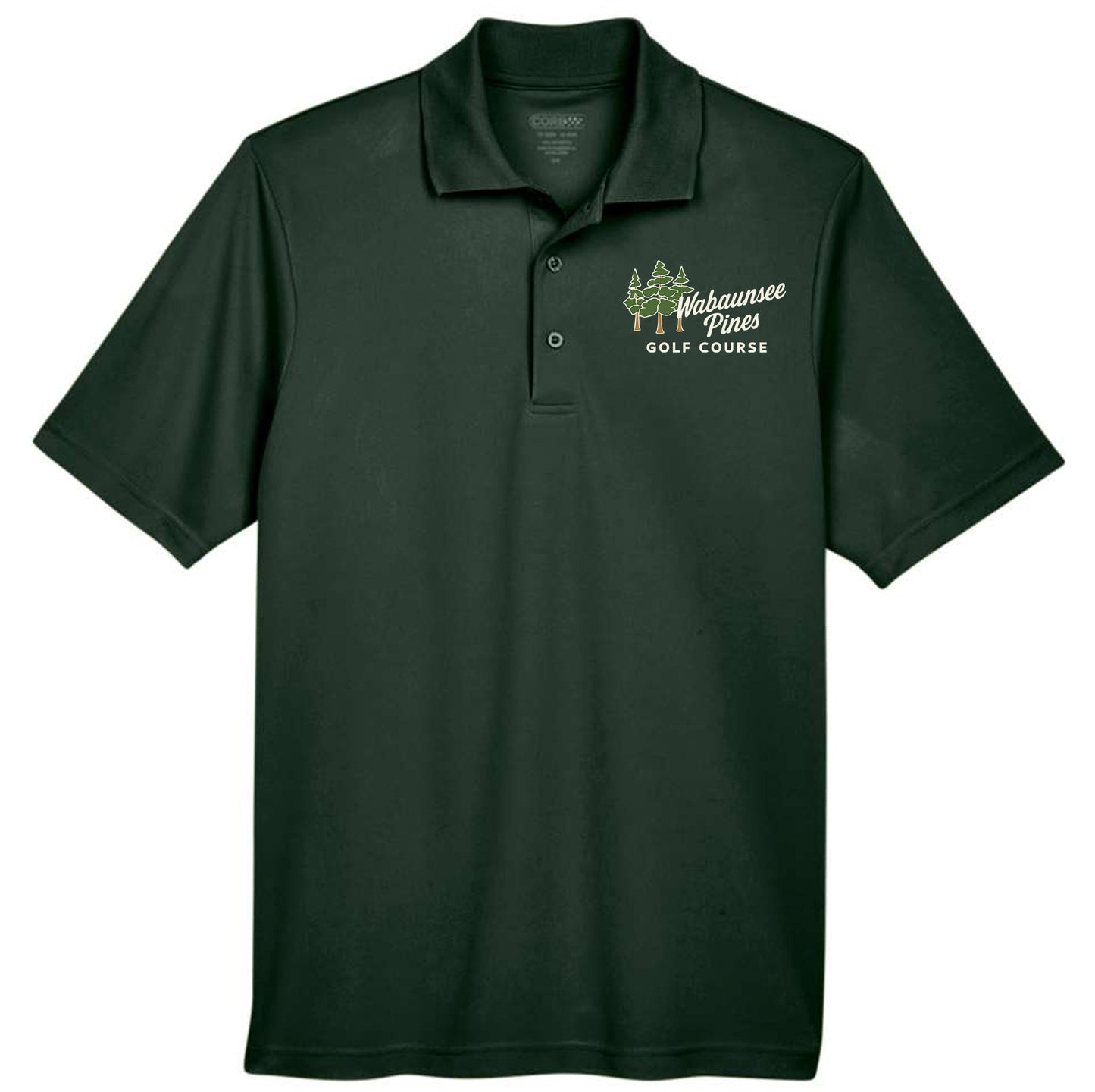 Wabaunsee Pines Golf Course Pocket Polo – Core365